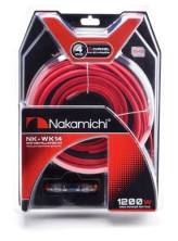 NAKAMICHI NK-WK14 /набор проводов для подкл. 2х кан. усилителя 4Ga, ССА, блистер