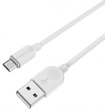 BOROFONE (6957531090014) BX14 USB (m)-microUSB (m) 2.0m - белый