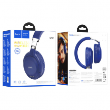 Наушники W32 Wireless Headset HOCO синие