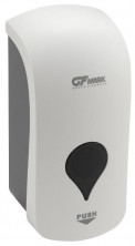 GFMARK 657 Дозатор для дезинфекции, пластик АБС, Белый Комбинированный, большой, с глазком, 1000 мл, ДхГхВ(117х117х245)