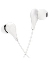 Наушники Borofone BM24 Milo universal earphones with mic White
