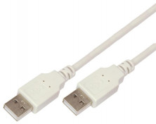 REXANT (18-1146) Кабель USB (шт. USB A - шт. USB A) 3 метра, серый REXANT