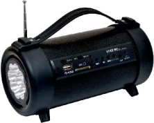 VIKEND HUNTER УКВ 64-108МГц, 220V, акб 1000mA/h, USB/SD/AUX, светодиодный фонарь