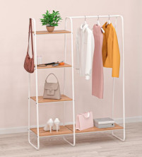 ЗМИ Гардеробная система с полками "Скандинавия 1" (Scandinavia 1 Clothing rack with shelves) ГСС1 Б