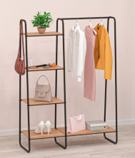 ЗМИ Гардеробная система с полками "Скандинавия 1" (Scandinavia 1 Clothing rack with shelves) ГСС1 Ч