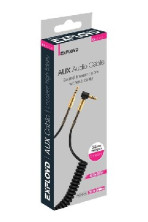 EXPLOYD EX-K-645 AUX Jack 3,5mm (M) - Jack 3,5mm (M) пружина силикон боковой 2M чёрный Game SONDER