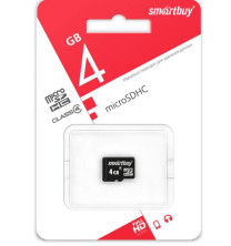 SMARTBUY (SB4GBSDCL4-00) MicroSDHC 4GB Class4