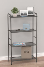 ЗМИ Стеллаж "Валенсия 24 W" (VALENCIA 24 W Shelf rack) графит СТВ24Д Гр