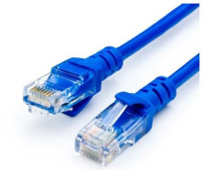 ATCOM (АТ9163) патч-корд литой, UTP, RJ45, Cat.5e - 5 м синий (10)