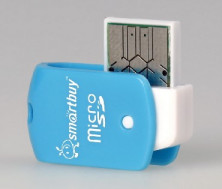 SMARTBUY (SBR-706-B) MicroSD голубой