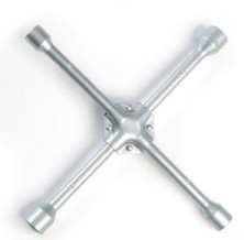 ЕРМАК (766-002) Ключ баллонный крестовой, 17-19-21-23 мм, 14", усиленный, сатин, SJ012P