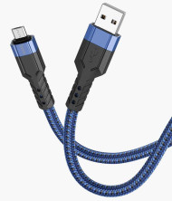 HOCO (6931474770592) U110 MicroUSB (m) 1.2m - синий