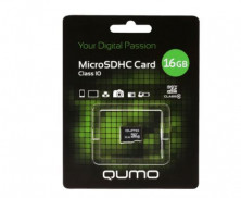 QUMO (21616) MicroSDHC 16GB - CLASS 10 - без адаптера