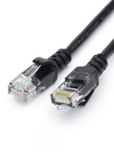 GEPLINK (GL3961) Патч-корд UTP, 1 м, литой, RJ45, Cat.5e, черный