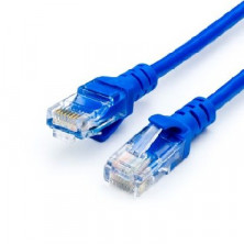 ATCOM (АТ9160) патч-корд литой, UTP, RJ45, Cat.5e - 1 м синий (10)