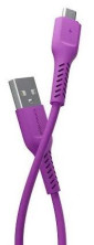 MORE CHOICE (4627151193113) K16m USB (m)-microUSB (m) 1.0м - фиолетовый