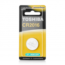 Элемент питания TOSHIBA CR-2016 1/блистер 10/коробка