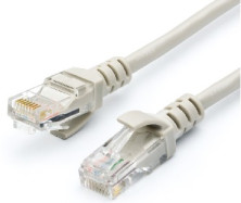 GEPlINK (GL3723) Патч-корд UTP, 25 M, литой, RJ45, CAT.5E серый