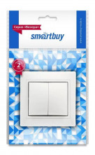 SMARTBUY (SBE-01w-10-SW2-0) Венера, 2-клавишный белый