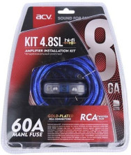 ACV KIT 4.8BR (BRONZE=LIGHT) (4-кан усил-ля 8AWG/MINI ANL 60A)