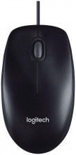 LOGITECH Мышь M90 черный оптическая (1000dpi) USB (2but)