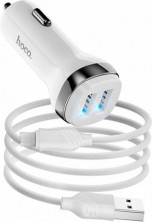 HOCO (6931474739704) Z40 White АЗУ 2USB 2.4A для micro USB