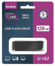 OLMIO U-182 USB-Flash 32GB USB 3.0 черный (43925)