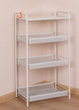 ЗМИ Этажерка "Ладья 34С" (LADYA 34С storage rack), серый Э558 С