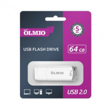 OLMIO U-181 USB-Flash 64GB USB2.0 белый (042092)