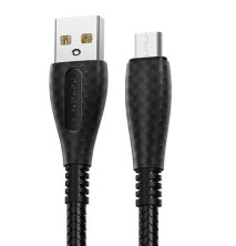 BOROFONE BX38 "Cool Charge" USB-microUSB 2.4A 1M черный