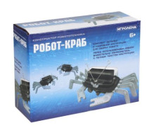 ИГРОЛЕНД 157-202 Конструктор робототехника "Робот Краб" электромотор, 1АА,ABS,PP, PVC, металл, 16,5х6х12,5см