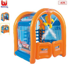 BESTWAY Игровой центр Автомойка с брызгалкой Hot Wheels, 150*130*150см, 93406