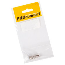 PROCONNECT (05-4302-4-7) ПЕРЕХОДНИК АНТЕННЫЙ, (ГНЕЗДО F - ГНЕЗДО TV), (1ШТ.) (ПАКЕТ)