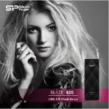 SILICON POWER 64GB BLAZE B20 USB3.0 черный