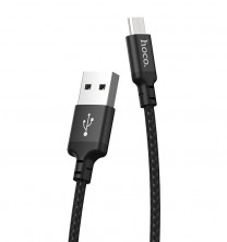 HOCO (6957531062905) X14 USB (m)-microUSB (m) 2.0м - черный