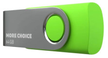 MORE CHOICE (4610196407635) MF64-4 USB 64GB 2.0 Green