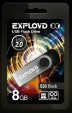 EXPLOYD 8GB 530 черный [EX008GB530-B]