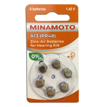 Элемент питания A13 (PR48) Minamoto 6/card