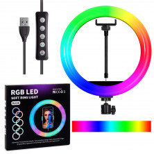 Селфи кольцо 26см MJ26 10" RGB (без штатива)