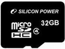 SILICON POWER MicroSDHC 32GB Class4