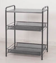 ЗМИ Этажерка "Ладья 33С" (LADYA 33С STORAGE RACK) (Графит) Э 557 ГР