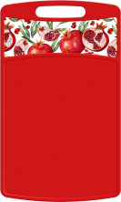 IDILAND Bergamo Scarlet прямоугольная 335x220x4мм с декором (красный) 221148106/03