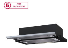 KRONA KAMILLA slim 600 black/inox (2 мотора)