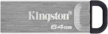 KINGSTON Флеш Диск 64GB DataTraveler Kyson DTKN/64GB USB3.2 серебристый/черный