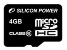 SILICON POWER MicroSDHC 4GB Class6(5)