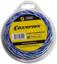 CHAMPION C7056 Корд трим. SKY-CUTTER 2.4мм* 15м (витой квадрат)