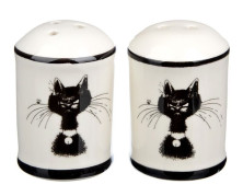 MILLIMI Черный кот Набор для соли и перца, 4.7х6.6см, керамика 820-697