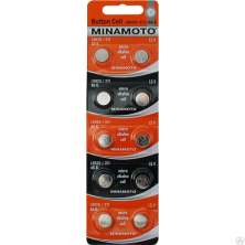 Элемент питания (LR920) AG6 MINAMOTO 10/блистер
