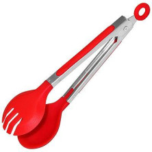 MALLONY Щипцы кухонные Tongs-03 (нейлон, нерж.сталь), 21 см