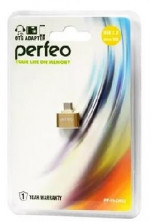 PERFEO USB ADAPTER WITH OTG (PF-VI-O003 GOLD) золотой